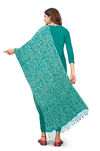 SALWAT Light Green Color Poly Georgette Dupatta-thumb3