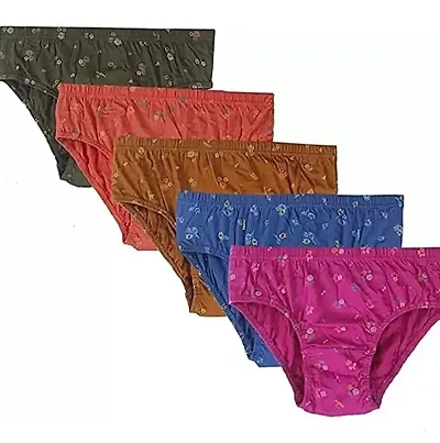 Women Panty Pack of 5 (Random Colour Will Be Send)