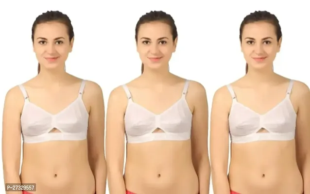 Fancy Cotton bra pack of 3-thumb0