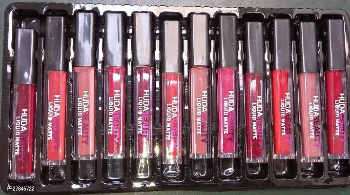 Liquid matte Huda beauty lipstick pack of 12-thumb0