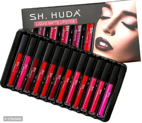 Liquid matte Huda beauty lipstick pack of 12-thumb0