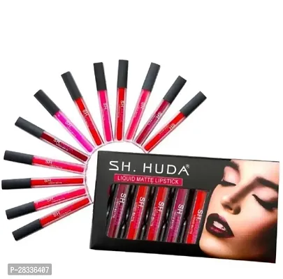 Liquid Matte Lipsticks Combo Pack Of 12-thumb0