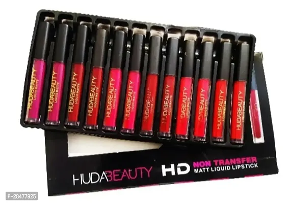 Hd Liquid mattes beauty lipstick pack of 12 liquid matte