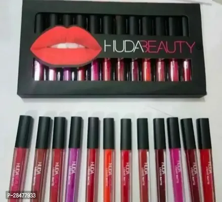 Hd Liquid mattes beauty lipstick pack of 12 liquid matte-thumb0