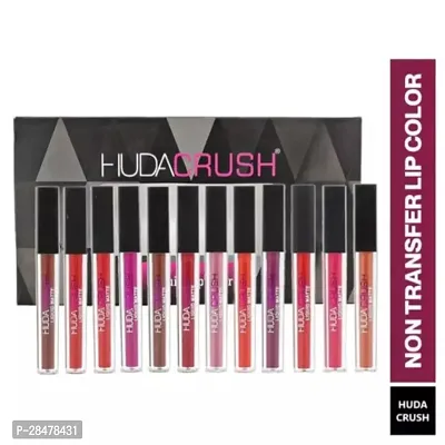 Liquid matte HD beauty lipstick pack of 12-thumb0