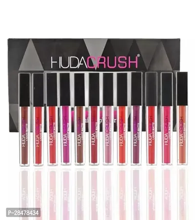 Liquid matte HD beauty lipstick pack of 12-thumb0