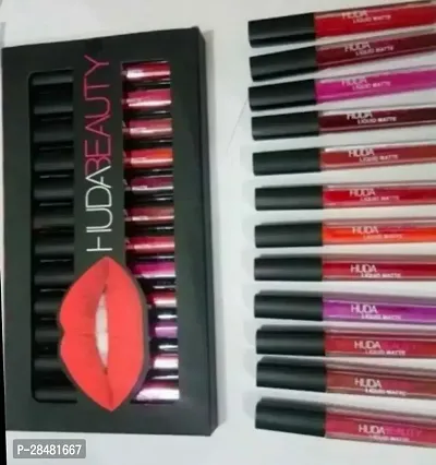 Best Liquid matte HD beauty lipstick pack of 12-thumb0