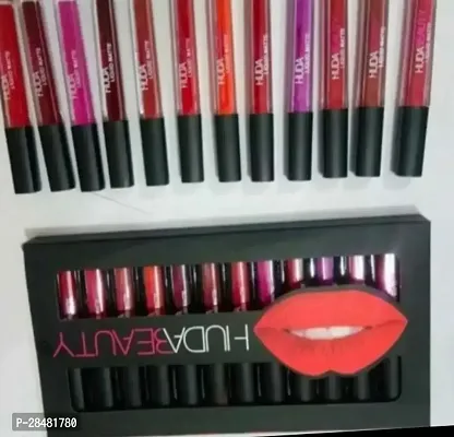 A1 Liquid matte HD beauty lipstick pack of 12-thumb0