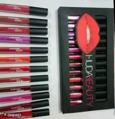 A2 Liquid matte HD beauty lipstick pack of 12-thumb0