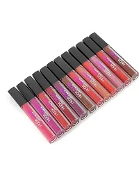 Liquid matte HD beauty lipstick pack of 12-thumb1