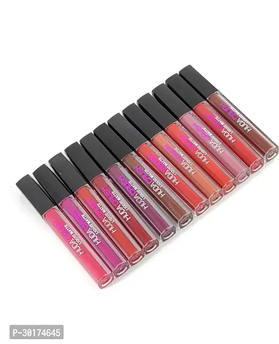 Liquid matte HD beauty lipstick pack of 12-thumb2