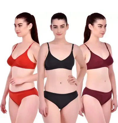 Stylish Lingerie Set for Women Pack of 3