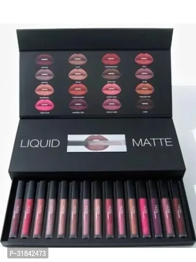 Liquid matte HD beauty lipstick pack of 12-thumb0