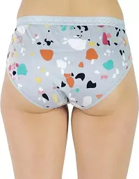 Stylish Cotton Printed Brief for Women, Pack of 3-thumb2