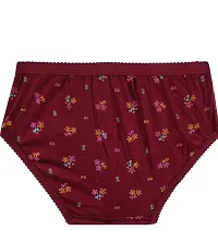 Stylish Cotton Printed Brief for Women, Pack of 6-thumb3