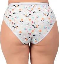 Stylish Cotton Printed Brief for Women, Pack of 3-thumb1