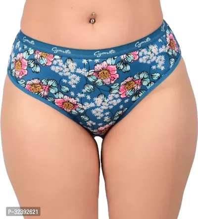 Stylish Cotton Printed Brief for Women, Pack of 3-thumb3