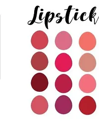 Long Lasting Matte Finish Lipstick, Pack of 12-thumb1