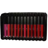 Long Lasting Matte Finish Lipstick, Pack of 12-thumb2