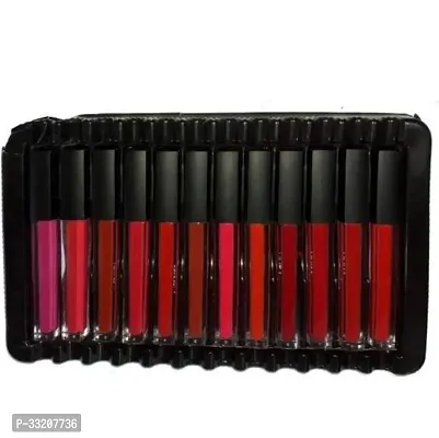 Long Lasting Matte Finish Lipstick, Pack of 12-thumb3