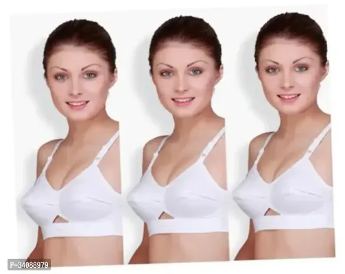 Stylish Cotton Bra for Women Pack of 3-thumb2