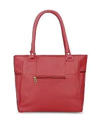 Elegant Maroon PU Handbags For Women And Girls-thumb2