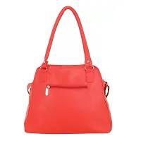 Elegant Red PU Handbags For Women And Girls-thumb2