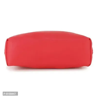Elegant Red PU Handbags For Women And Girls-thumb3