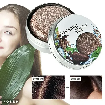 NINE FACES Organic Natural Hair Nourishing Solid Shampoo Soap Bar-thumb0