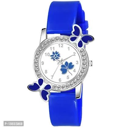 Butterfly Flower BF Blue Watch for Girl