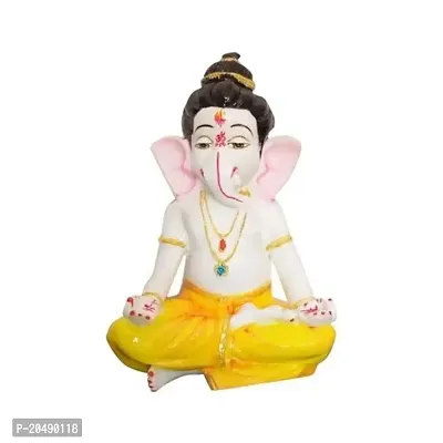 Antique Yoga Ganesh Statue-thumb0