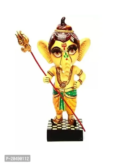 Bal Ganesha Resting Decorative Showpiece-thumb0