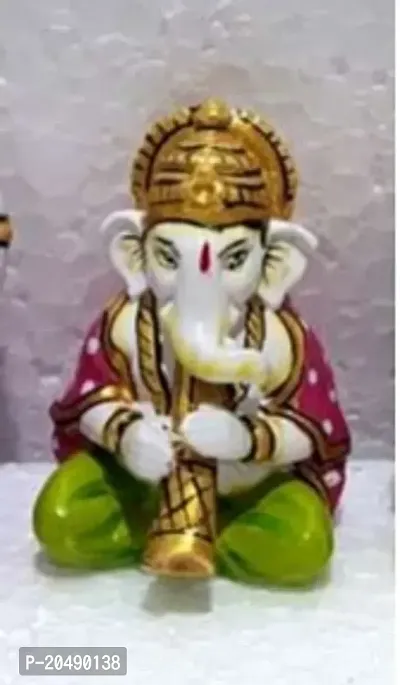 Lord Ganesha Ganesh Ganpati Hindu Figurine Show Peace Murti Idol Statue