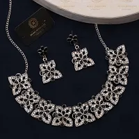 New  Silver Plated  Traditional Fashion Jewellery Set  for Women  Girls.-thumb1