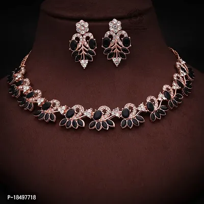 New Rose Gold Palated Jewellery Set-thumb4