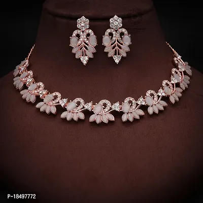 New Rose Gold Palated Jewellery Set