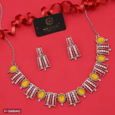 New   Exclusive Silver Traditional Necklace for Women-thumb2