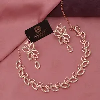 New Gold Palted Rose Gold Jewelery Set-thumb3