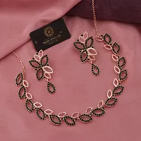 New Gold Palted Rose Gold Jewelery Set-thumb1