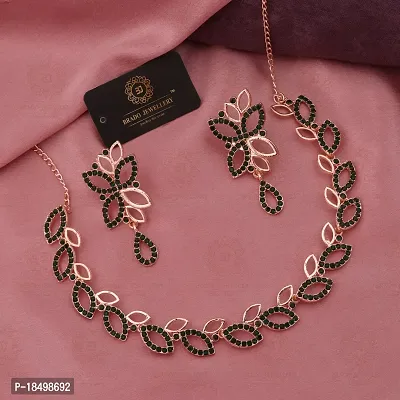 New Gold Palted Rose Gold Jewelery Set-thumb2