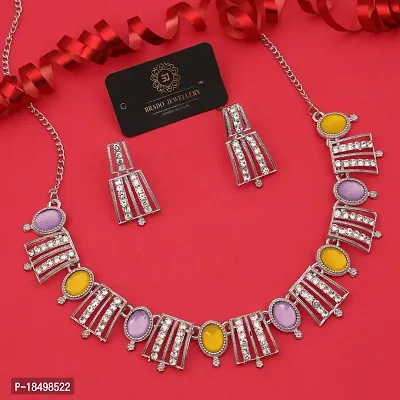 New   Exclusive Silver Traditional Necklace for Women-thumb3