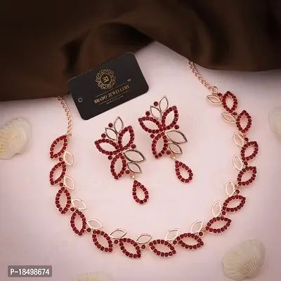 New Gold Palted Rose Gold Jewelery Set