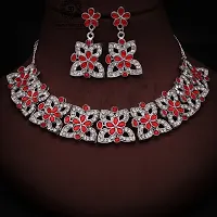 New  Silver Plated  Traditional Fashion Jewellery Set  for Women  Girls.-thumb3