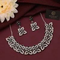 New  Silver Plated  Traditional Fashion Jewellery Set  for Women  Girls.-thumb2