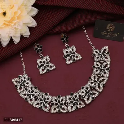 New  Silver Plated  Traditional Fashion Jewellery Set  for Women  Girls.-thumb3