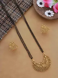 Combo Of 2 Premium Quality Mangalsutra Set With Earring For Women.-thumb2