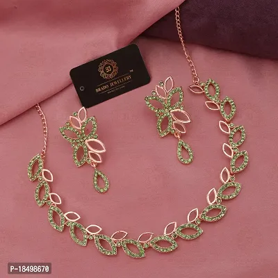 New Gold Palted Rose Gold Jewelery Set-thumb4