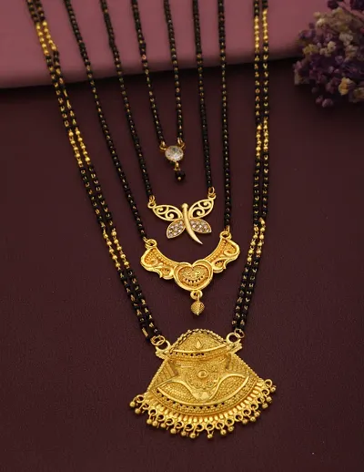 New Stylish Pack Of 4 Combo Women Mangalsutra Set