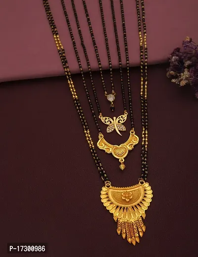 New Stylish Pack Of 4 Combo Women Mangalsutra Set