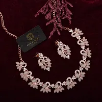 New Rose Gold Palated Jewellery Set-thumb3